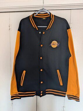 Los Angeles Lakers Black & Yellow Jacket – Vintage Style